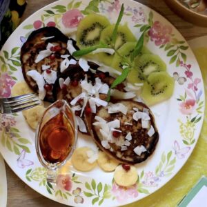 PLACUSZKI BANAN-KOKOS, ILOŚĆ PORCJI: 1