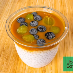 KOKOSOWY PUDDING TAPIOKA Z MUSEM MANGO, ILOŚĆ PORCJI: 1